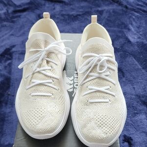 Sorel White Knit Sneakers